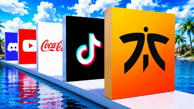 GUESS CORRECT LOGOS PARKOUR 🔍 unc rvb — Fortnite Creative map