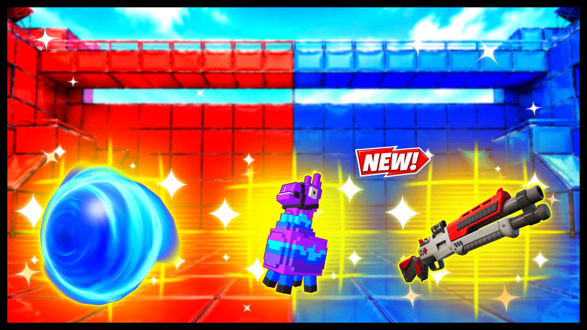 RED VS BLUE COMMITMENT MARK 🔴🔵 — Fortnite Creative map