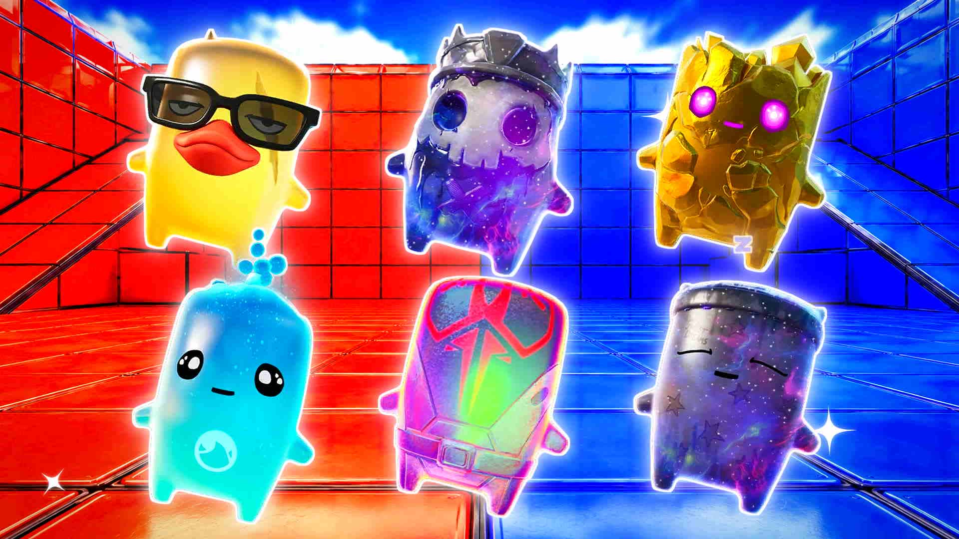 BLUE VS RED STORM PULSE 🔵🔴 — Fortnite Creative map