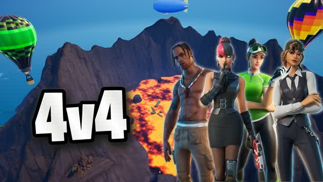4v4 Last Storm 🌀[Lava] — Fortnite Creative map