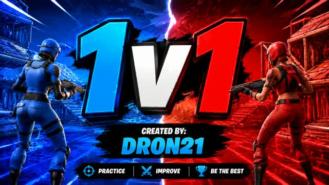 Dron21 1V1 fight — Fortnite Creative map cover art