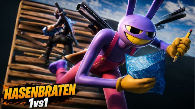 Hasenbraten 1v1 — Fortnite Creative map cover art