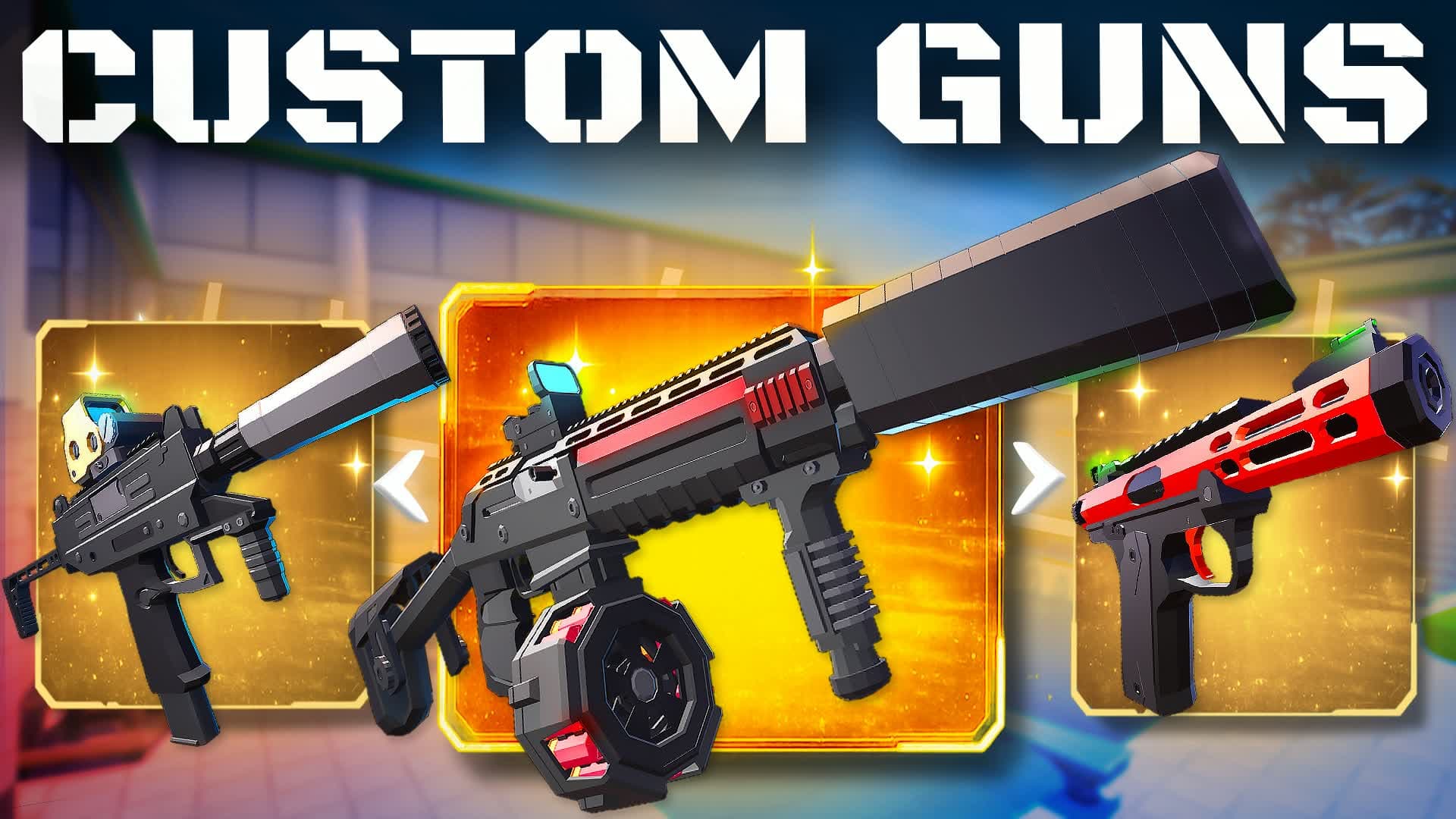 Custom Guns FFA — Fortnite Creative map