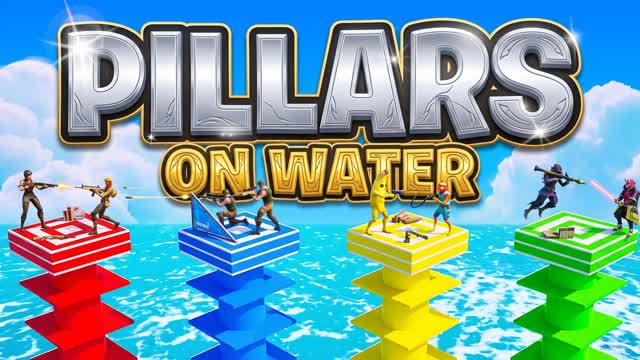 PILLARS ON WATER — Fortnite Creative map