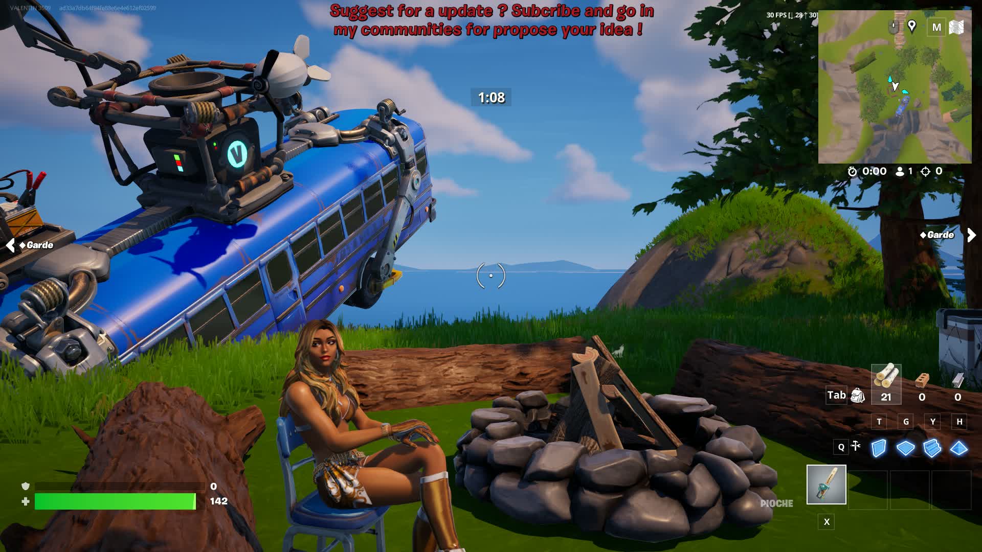 survie 4 joueurs — Fortnite Creative map