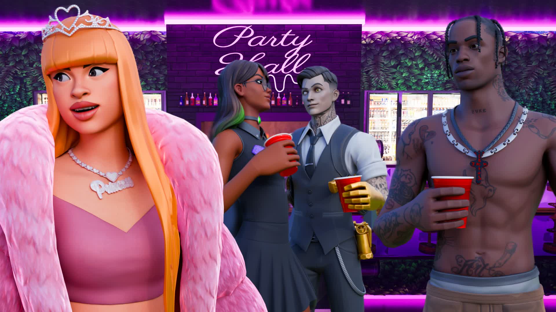 PARTY HALL — Fortnite Creative map