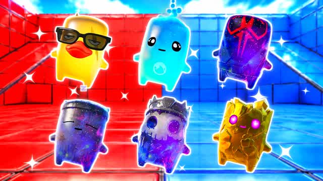 RED VS BLUE BRAVE CURRENT 🔴🔵 — Fortnite Creative map cover art