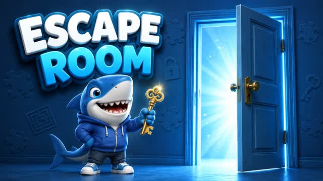 🧠 SMART SHARK 35 ESCAPE ROOM 🔑 — Fortnite Creative map