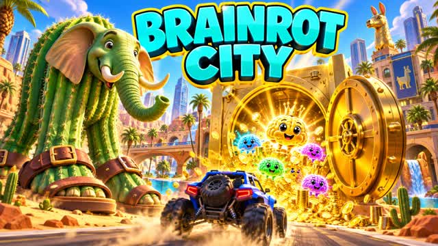 BRAINROT CITY LIFE 🏡🧠 — Fortnite Creative map
