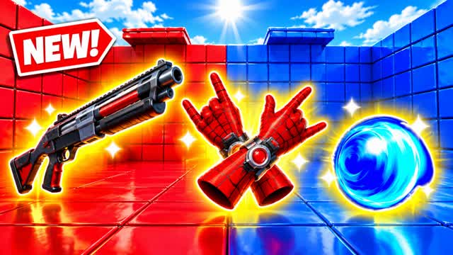🔴 ISHOWSPEED RED VS BLUE 🔵 — Fortnite Creative map