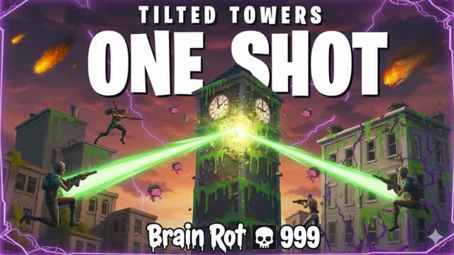 Tilted Towers Brain Rot One Shot — Fortnite Creative map