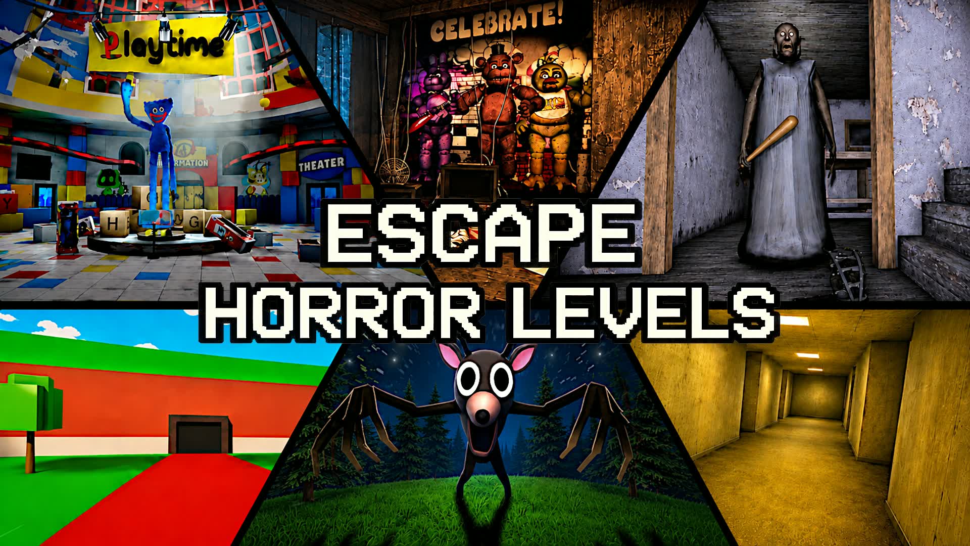 Escape Horror Levels — Fortnite Creative map