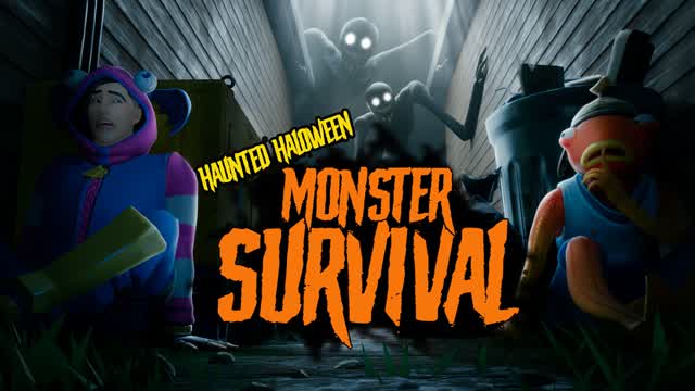 MONSTER SURVIVAL — Fortnite Creative map cover art