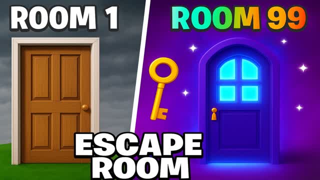 Escape Room 100 — Fortnite Creative map cover art