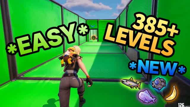 Default parkour 385+ — Fortnite Creative map