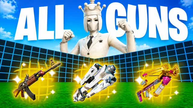TOP 1V1 WITH EVERY GUN — Fortnite Creative map cover art