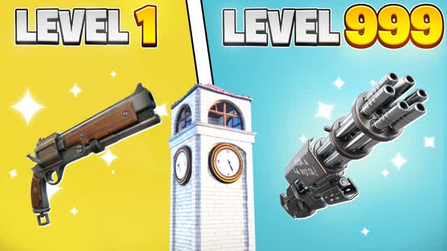 TILTED ONE SHOT 😎 GUN GAME MEGA — Fortnite Creative map