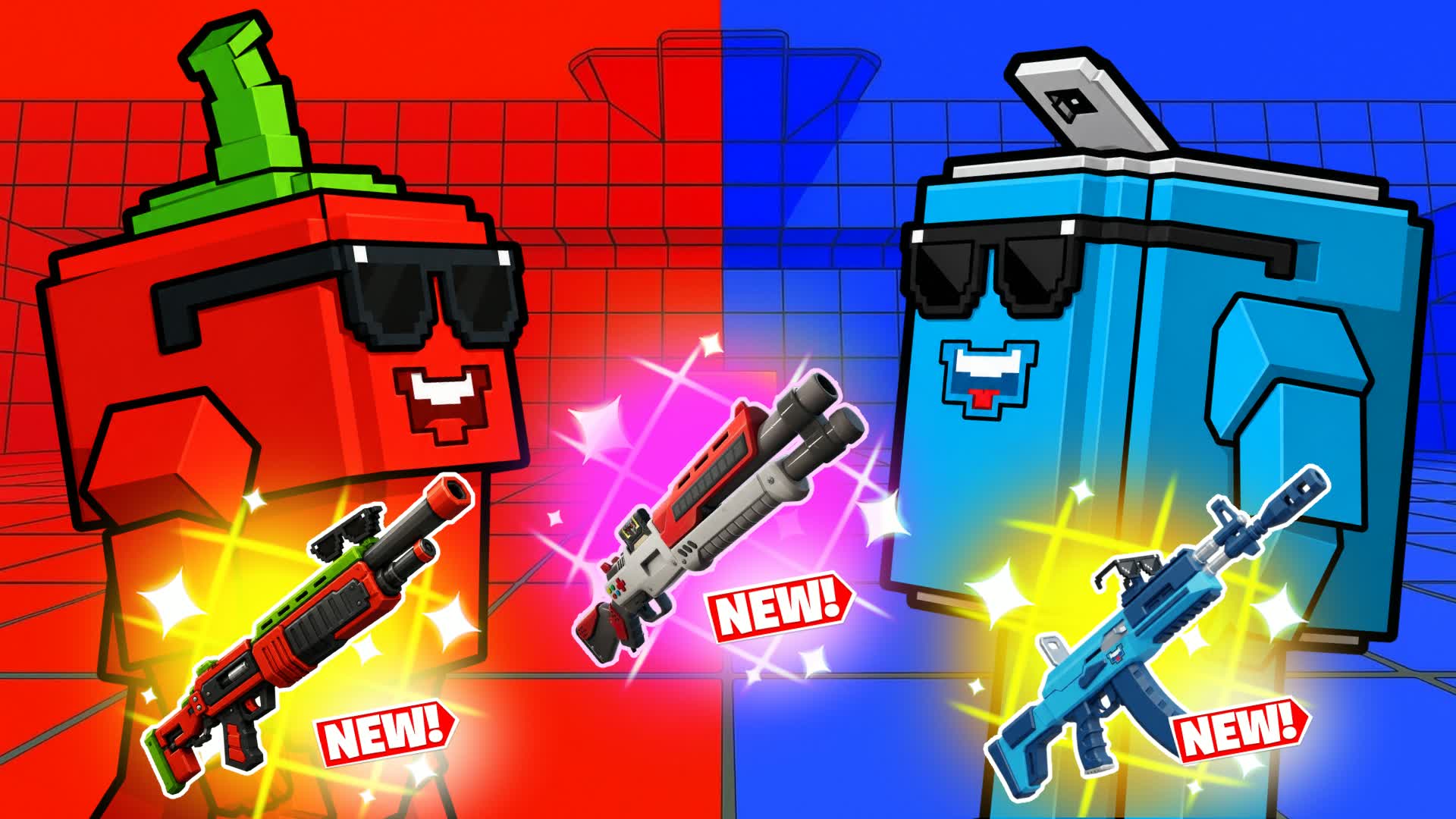 ULTRA RED VS BLUE | BRAINROT EDITION🔴🔵 — Fortnite Creative map