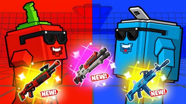 ULTRA RED VS BLUE | BRAINROT EDITION🔴🔵 — Fortnite Creative map cover art