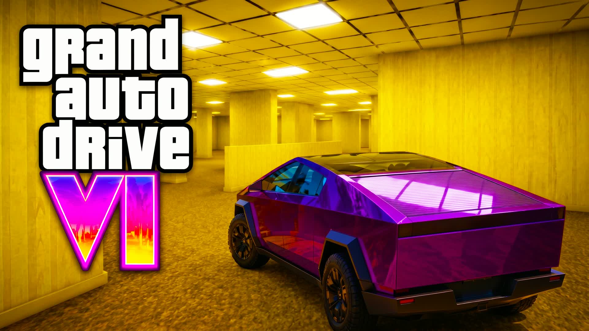 LOS DRIVE BACKROOMS ⭐ — Fortnite Creative map
