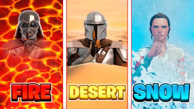 STAR WARS HIDE AND SEEK — Fortnite Creative map