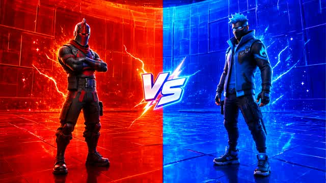 UNC CRAZY ROUGE VS BLEU UNC🔴RVB🔵NEW — Fortnite Creative map cover art