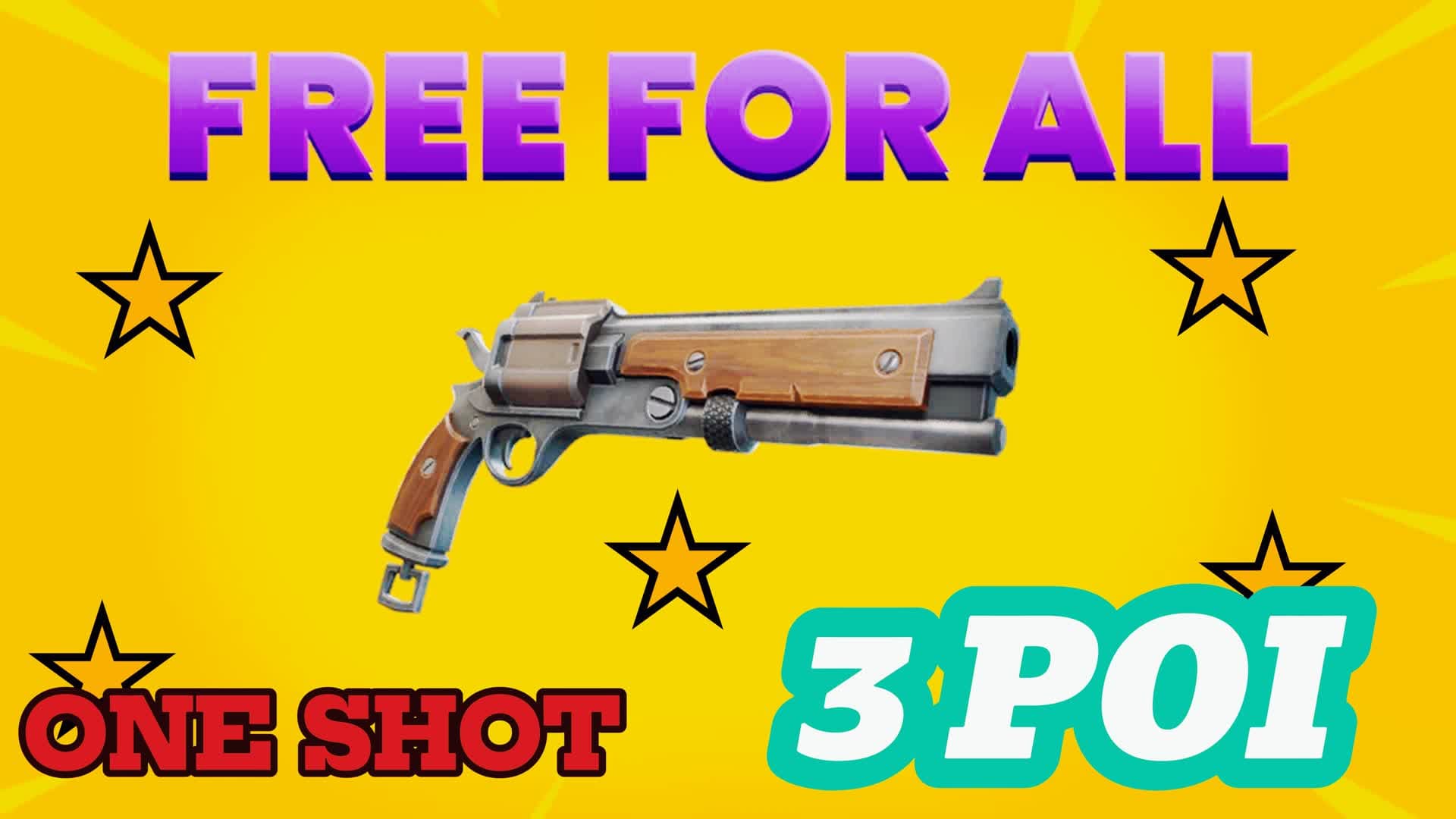 ONE SHOT MAMMOTH PISTOL ONLY — Fortnite Creative map