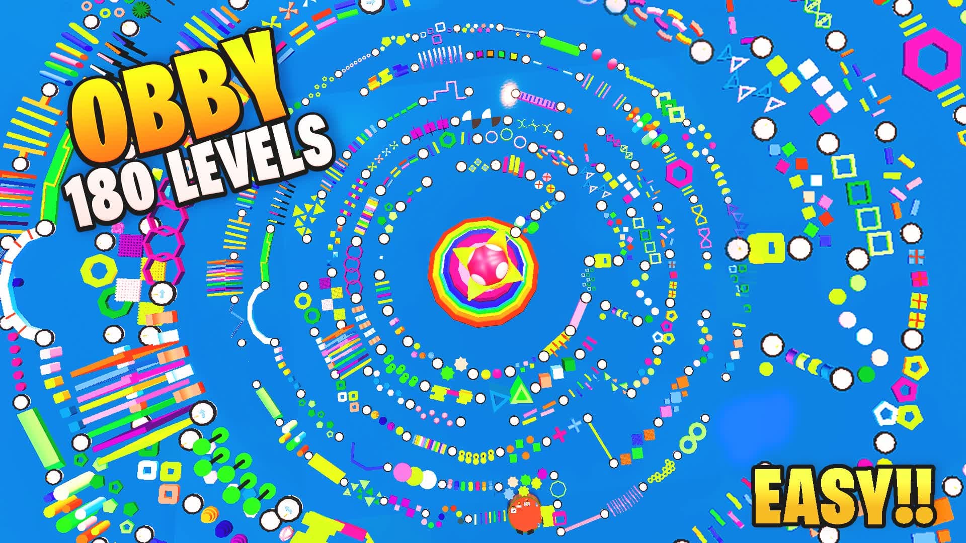 180 LEVEL OBBY PARKOUR  ⭐ — Fortnite Creative map