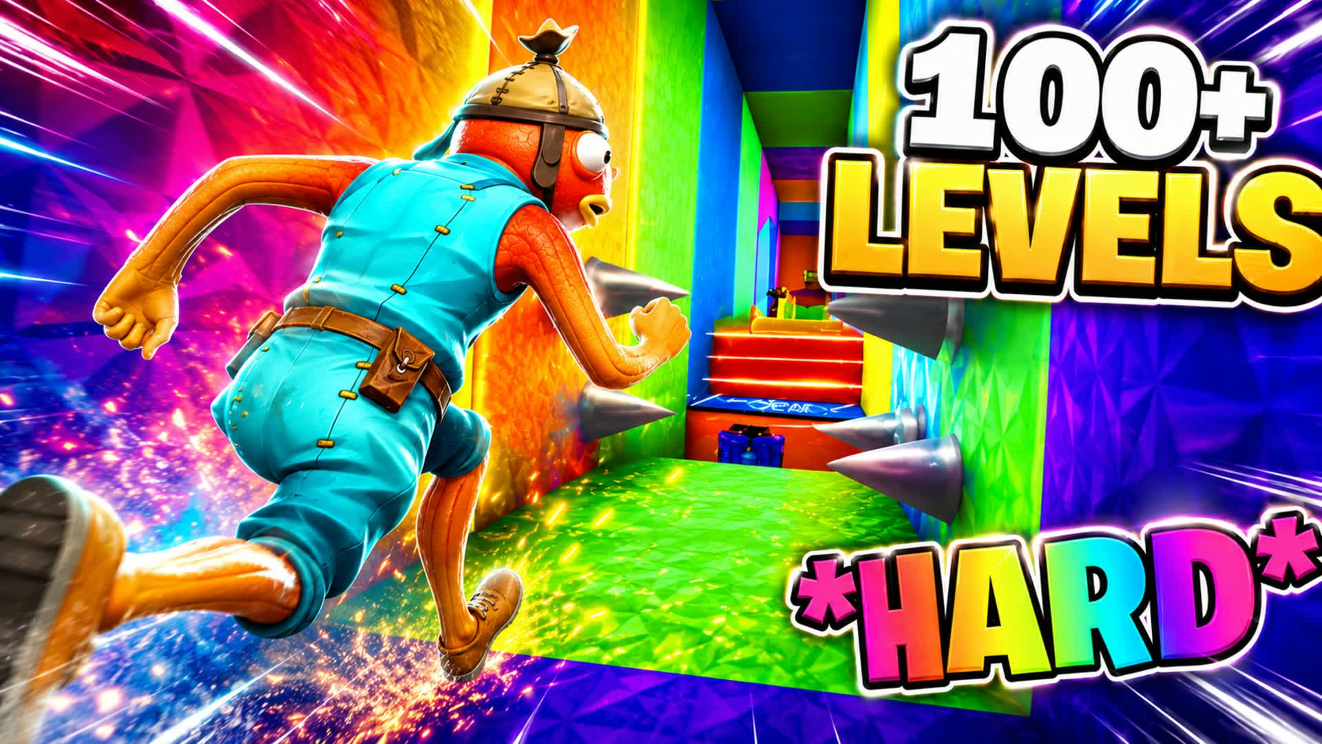 PRO PARKOUR 100+ — Fortnite Creative map