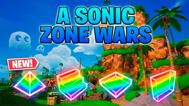 Go A Sonic Zone Wars ⚡ — Fortnite Creative map