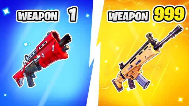 Gun game one shot — Fortnite Creative map cover art