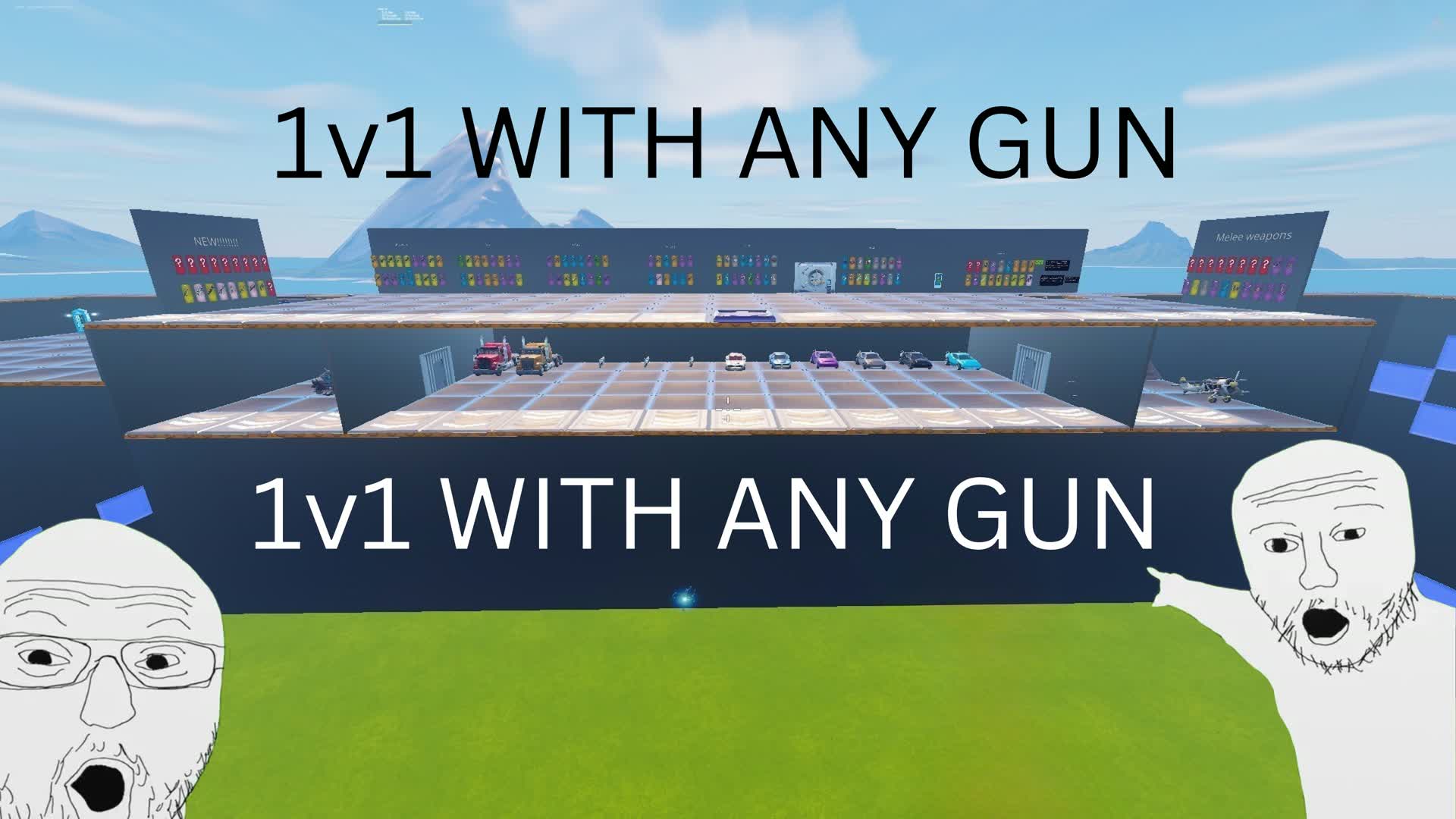 1v1 with any gun — Fortnite Creative map