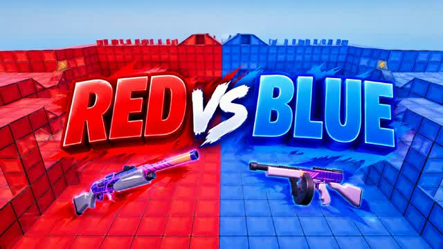 Mega Red v Blue — Fortnite Creative map
