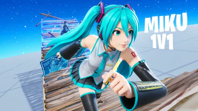 MIKU 1V1 BUILD FIGHT — Fortnite Creative map cover art