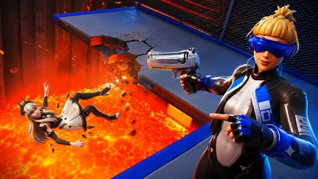 MAKE THEM FALL! — Fortnite Creative map