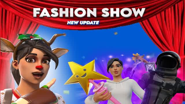 FASHION SHOW — Fortnite Creative map cover art