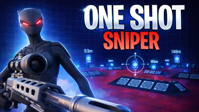 SNIPER ONE SHOT MAP 🏆 — Fortnite Creative map cover art