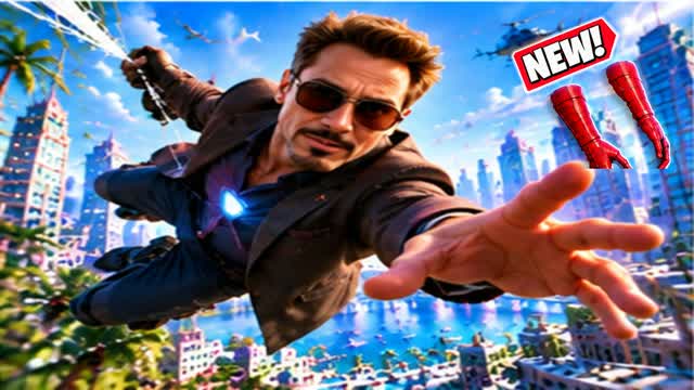 🎯[[SPIDER CITY Thunder GUN GAME]]😎 — Fortnite Creative map cover art