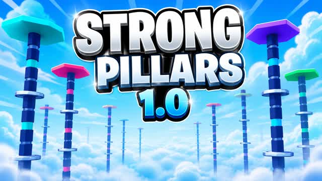 STRONG PILLARS 1.0 — Fortnite Creative map cover art