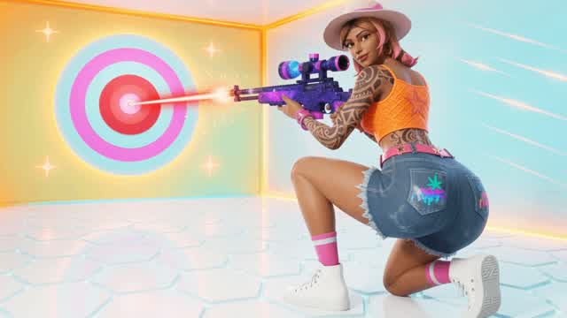 🍭⚡ CANDY TRICKSHOT PARKOUR +93 🎯🍬 — Fortnite Creative map