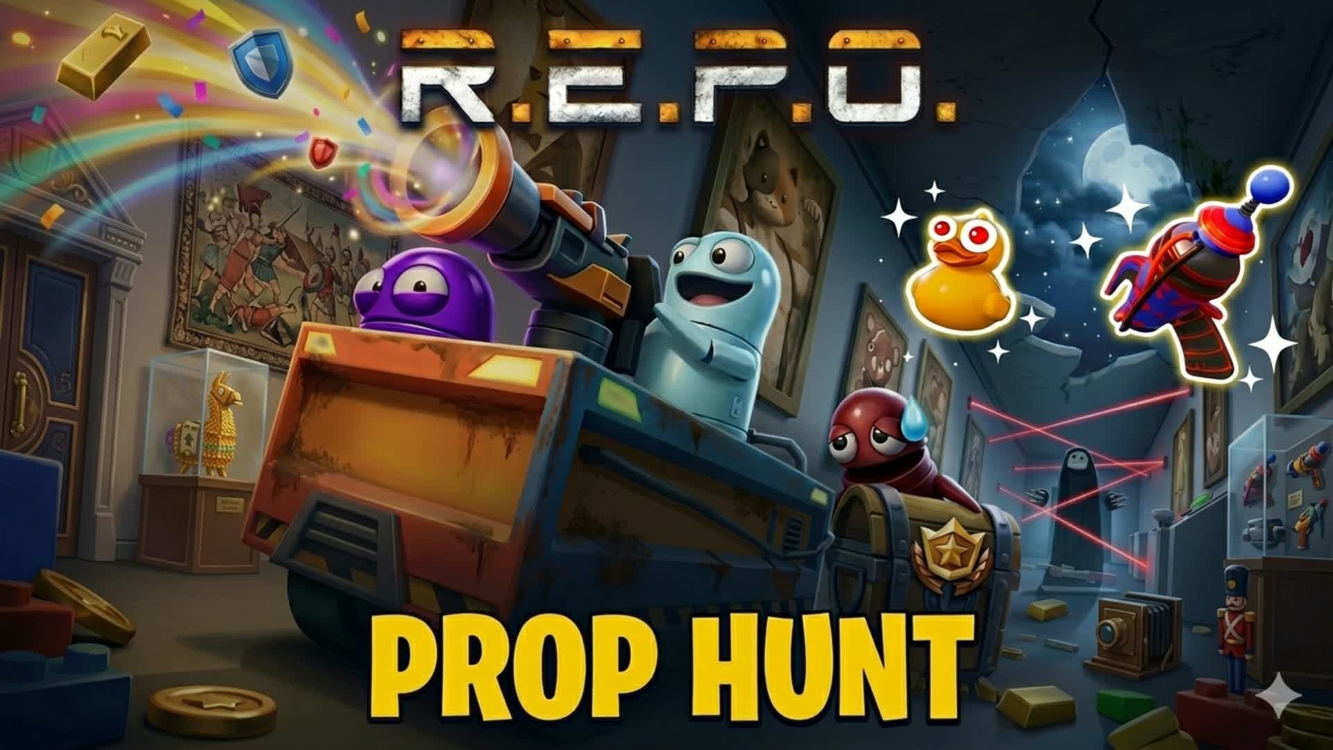 😂R.E.P.O. PROP HUNT😂 — Fortnite Creative map