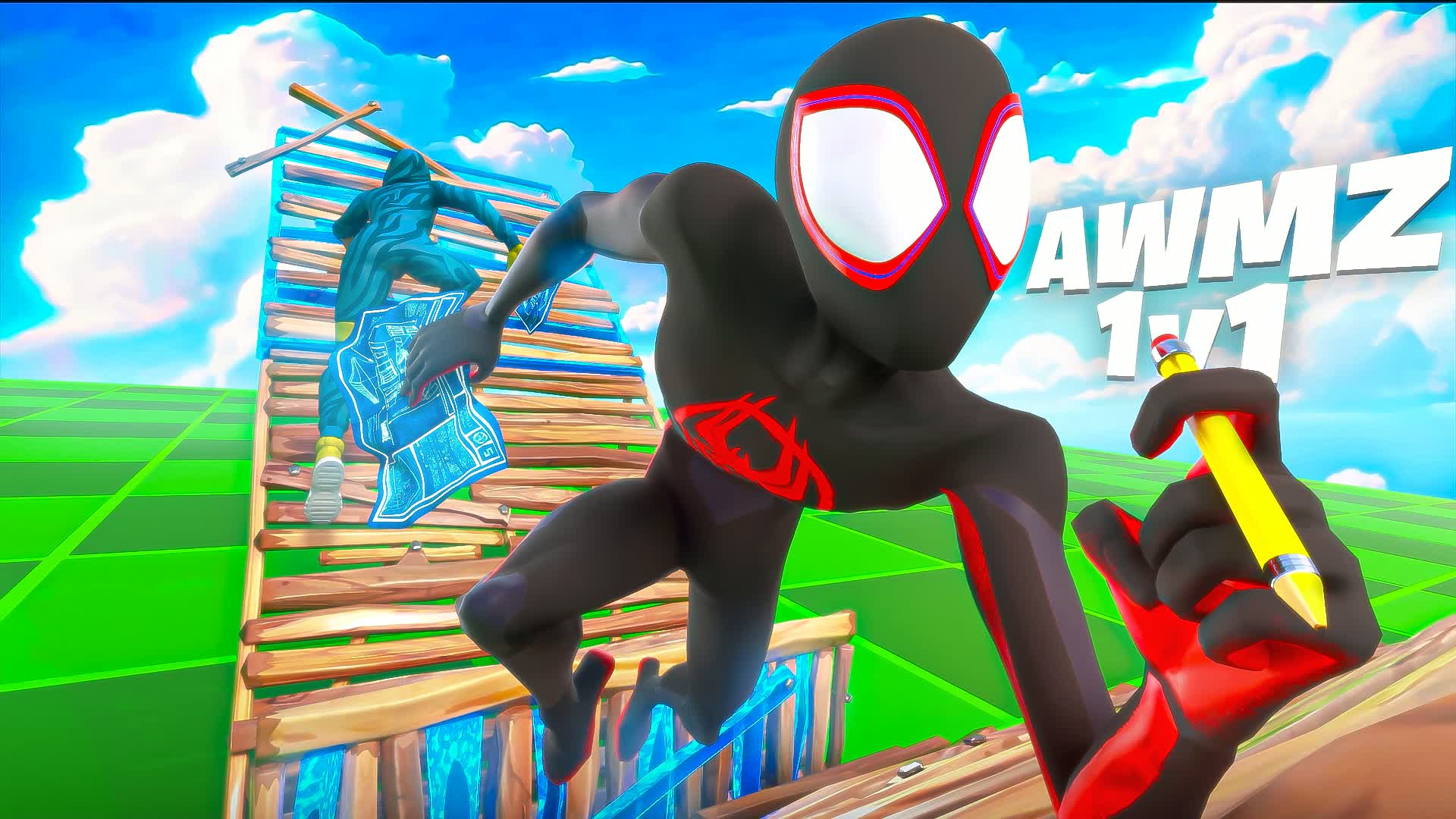 AWMZ 1V1 BUILD FIGHTS (200 PUMPS) — Fortnite Creative map