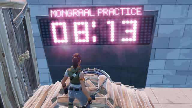 Mongraal's Edit Course PRACTICE — Fortnite Creative map