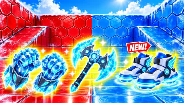 ⚡ MAX POWER RED VS BLUE — Fortnite Creative map