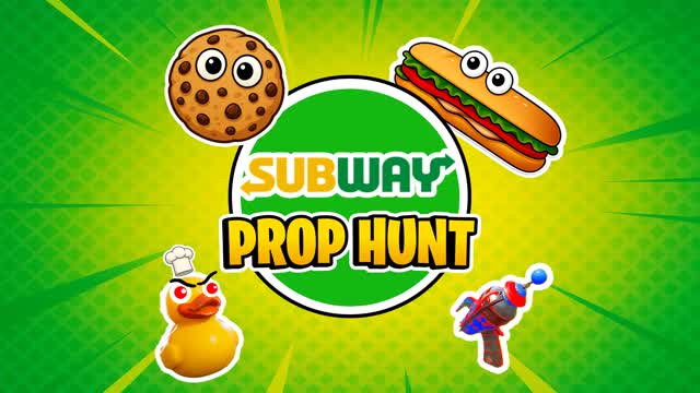 SUBWAY PROP HUNT 🥪​ — Fortnite Creative map