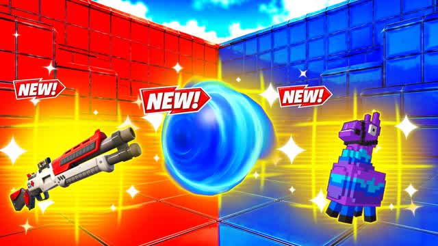RED VS BLUE NAVIGATOR 🔴🔵 — Fortnite Creative map cover art