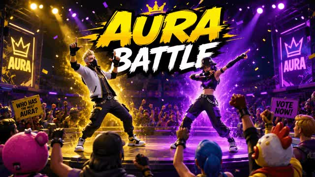 AURA BATTLE — Fortnite Creative map