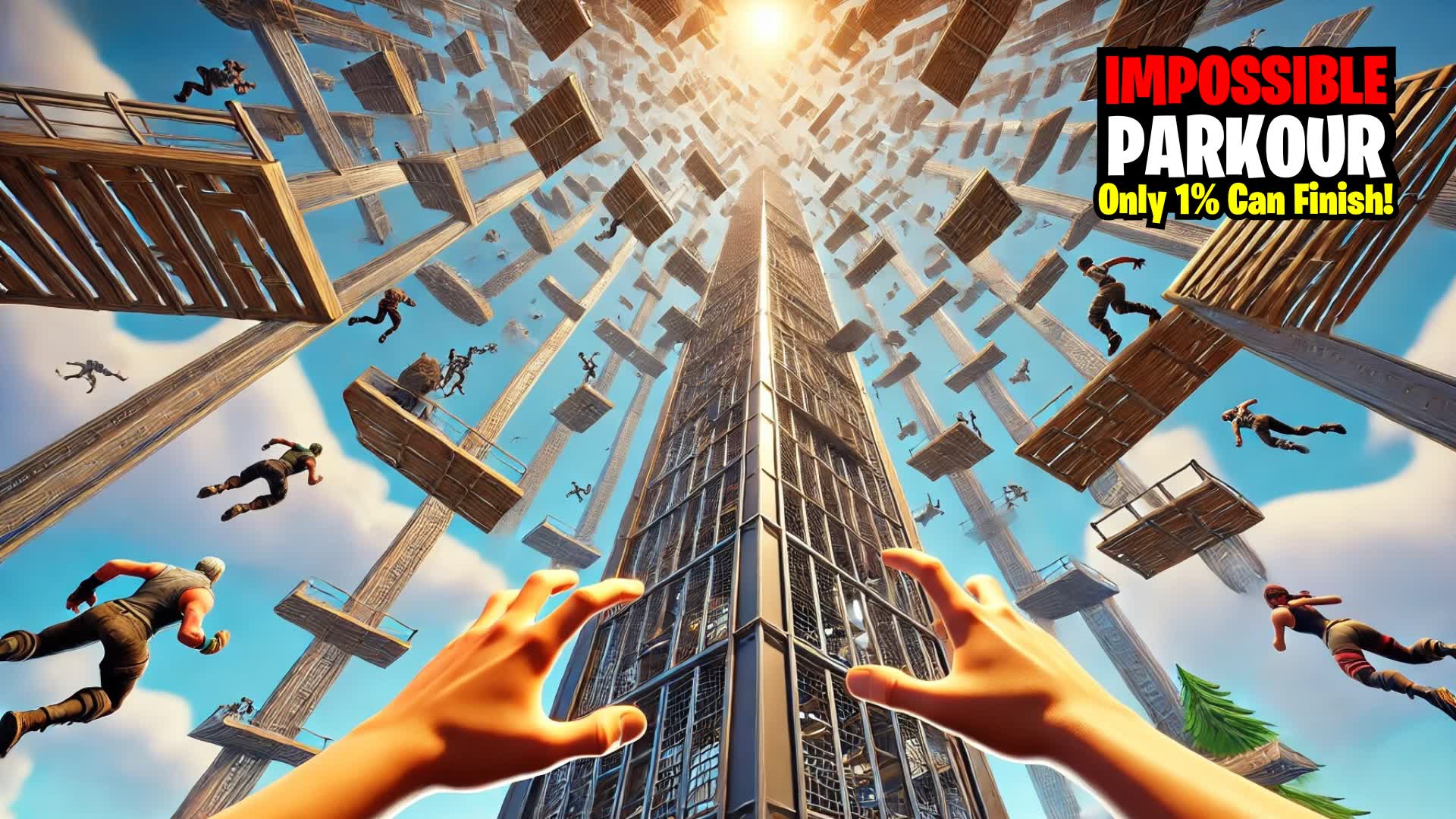 IMPOSSIBLE PARKOUR — Fortnite Creative map