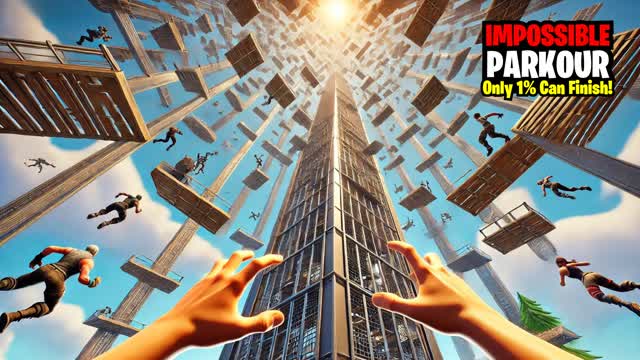 IMPOSSIBLE PARKOUR — Fortnite Creative map cover art