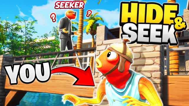 🐠The Fishy Mansion HIDE AND SEEK👀 — Fortnite Creative map cover art